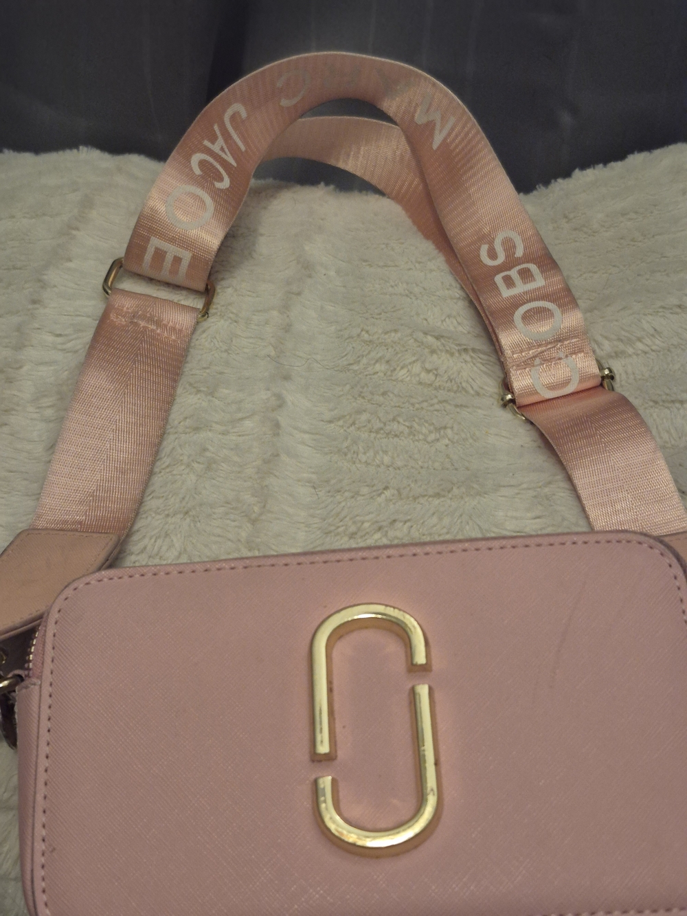 Marc Jacobs Pink Snapshot Crossbody Bag